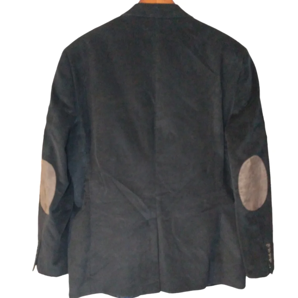 Lauren Ralph Lauren Black Patched Elbow Corduroy Sport Suit Jacket‎